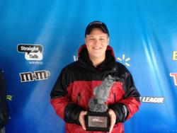 Co-angler Brett Graham of Alexandria, Ky., grabbed the Walmart BFL Mountain Division tournament title on Lake Cumberland with a total catch of 8 pounds, 10 ounces.