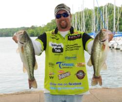 JT Kenney of Palm Bay, Fla., makes yet another top 10 in EverStart competition at Wheeler Lake.