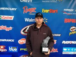 Co-angler Jordan Duke of Goshen, Ohio won the May 11 Buckeye Division event on Indian Lake with a 9-pound limit. He earned a check worth over $2,000 for his efforts. 