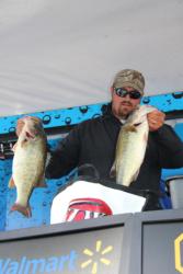 Targeting post-spawn bass, Sean Stafford knew the wind and cloud cover would help his cause.
