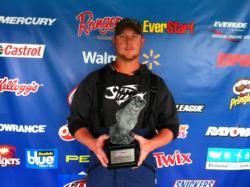 Co-angler Mark Garraway of Fredericksburg, Va., won the May 18 Walmart BFL Shenandoah Division event on Smith Mountain Lake with a total catch of 12 pounds, 15 ounces. Garraway took home more than $2,150 in prize money.