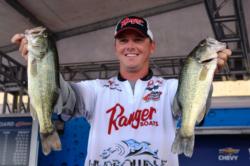 Co-angler Jeff Sprague of Point, Texas, used a catch of 39 pounds, 15 ounces,  to finish in fourth place on Grand Lake.
