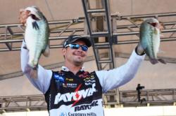 Jason Christie of Park Hill, Okla., used a four-day catch of 78 pounds, 1 ounce to win the FLW Tour event on Grand Lake.