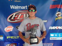 Co-angler Josh Penn of Benton, Ark., won the June 15 Arkie Division event on Lake Dardanelle with a limit weighing 13 pounds, 9 ounces. He walked away with more than $1,600 in tournament winnings. 