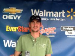 Co-angler Timothy Wittren of Mauston, Wis., won the June 15 Great Lakes Division event on the Wolf River Chain with a 13-pound, 8-ounce limit. He was awarded a check for over $2,100 for his victory. 