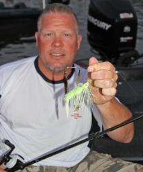 Pennsylvania pro Joseph Thompson will throw a variety of baits, including a spinnerbait today.