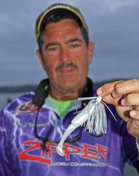  Rick Nitkiewicz expects his Rock Hard Tackle swim jig to produce much of his day-one action.
