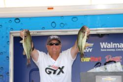 Fourth-place co-angler  David Williams caught his fish with a trick worm on a slider head jig.