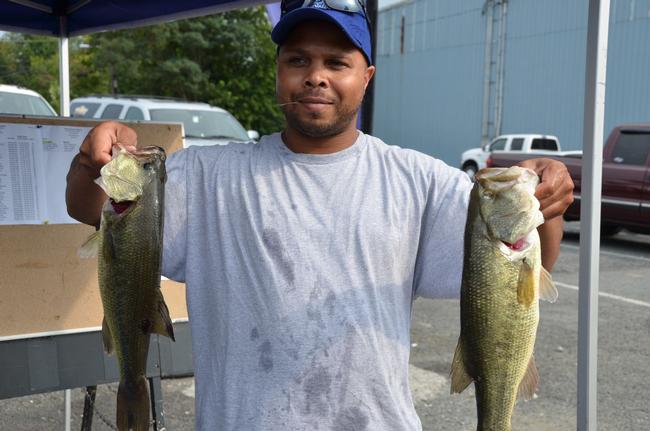 Marvin Reese of Gwynn Oak, Md., finished the day in third place overall in the Co-angler Division with a catch of 12 pounds, 7 ounces.