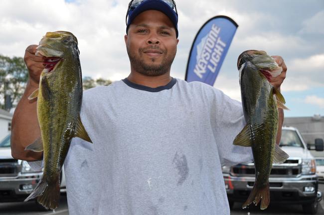 Marvin Reese of Gwynn Oak, Md., took over the top spot in the Co-angler Division after the second day of EverStart Series competition on the Chesapeake Bay with a catch of 23 pounds, 2 ounces.