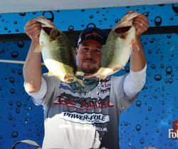 Jason Borofka fought hard, but in the end came up 2 ounces shy of the victory with a three-day total weight of 80-15.