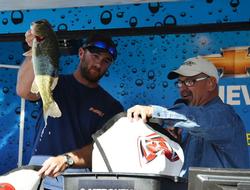 Bryant Smith rallied on the final day with a 29-pound, 1-ounce catch to  give him third place with 77-8 over three days.