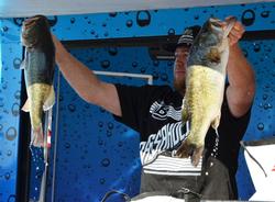 Mike Krnaich rounds out the top five with a three-day total weight of 76 pounds.