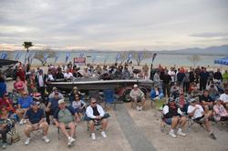 A nice crowd soaks in the sights during the opening round weigh-in at Lake Havasu.