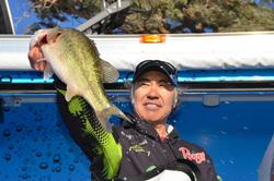 Co-angler Gary Haraguchi of Redding, Calif., finished the Lake Havasu tournament in third place overall.