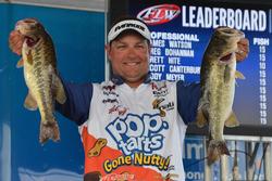 Greg Bohannan caught a solid 18-pound, 4-ounce limit to retain fifth place.