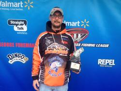 Co-angler Pete Mathews of Shawnee, Kan., won the March 1 Ozark Division event on Table Rock Lake with a limit weighing 14 pounds, 9 ounces. He walked away with nearly $2,000 in tournament winnings.