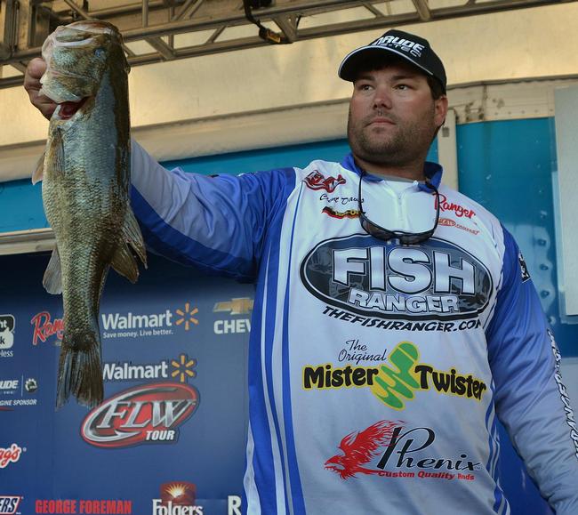 Clent Davis caught 17 pounds on day two to push his opening-round total to 33 pounds, 14 ounces.