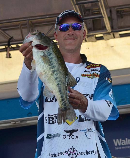 Largemouth assassin Andy Morgan took second place on Lake Hartwell with 53 pounds, 13 ounces. 