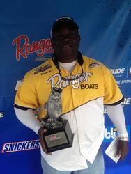 Co-angler Dererk Savage of Port St. Lucie, Fla., won the March 15 Savannah River Division event on Lake Hartwell with a 12-pound, 10-ounce limit. For his efforts, Savage was awarded over $2,200 in winnings.