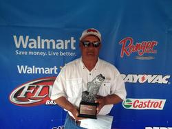 Co-angler Owen Dhonau, of Canton, Miss., weighed a five-bass limit totaling 19 pounds, 15 ounces Saturday to win $2,179 in the Mississippi Division on Ross Barnett Reservoir. 