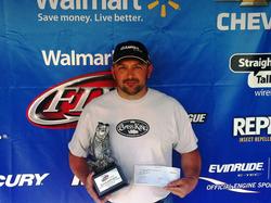 Co-angler Wayne Smelser of Rural Retreat, Va., won the April 5 North Carolina Division event on Lake Wylie with a 14-pound, 11-ounce limit. He walked away with over $2,000 in tournament winnings.