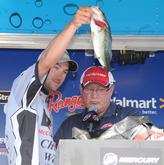Bryan New of Belmont, N.C., was third in the Co-angler Division with 47-3