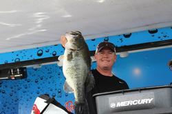 With a 10-pound, 10-ounce bass anchoring his sack, Chad Martin placed fifth on day one.
