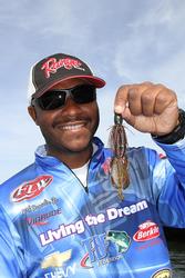 Top pro Mark Daniels caught most of his fish by punching weed mats.