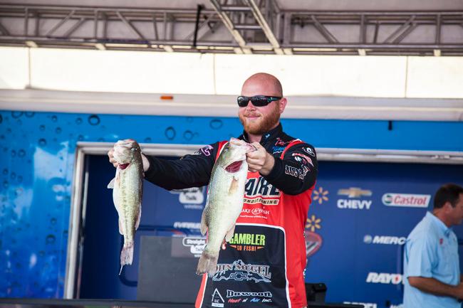 It was a big finish for a big man this week on Pickwick Lake. Jason Johnson finished in fourth place on the co-angler side.