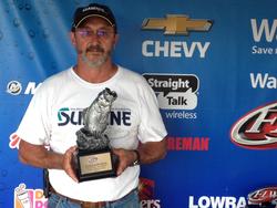 Co-angler Robert Barrett of Youngsville, N.C., won the June 21 Piedmont Division event on High Rock Lake with a 13-pound, 4-ounce limit. For his efforts, Barrett cashed a check worth over $1,800.