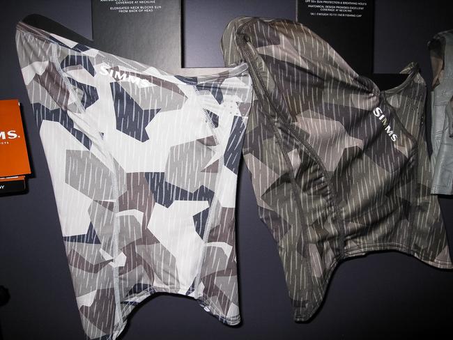 ICAST - Clothes - Simms Sun Hoods - These stretchable hoods protect most of the face from harmful UV rays. They're available in multiple colors and prints, for $39.95. simmsfishing.com