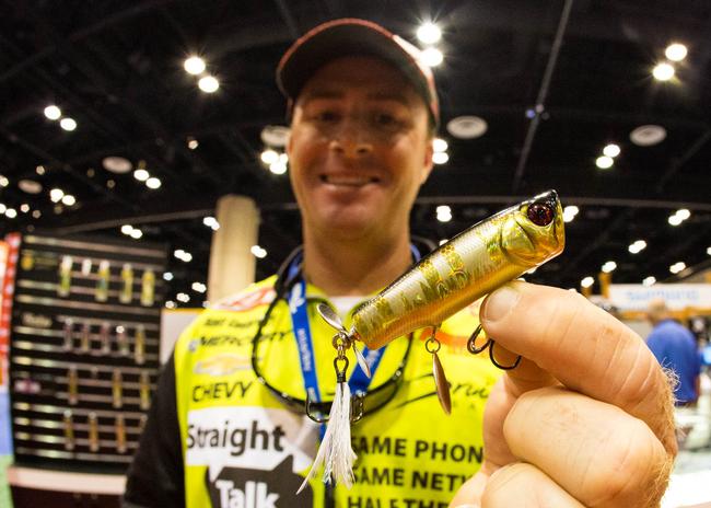 Straight Talk Wireless pro Scott Canterbury was also impressed with the Jackall Binksy. He plans to throw it at the FLW Tour event on Eufaula in May. 