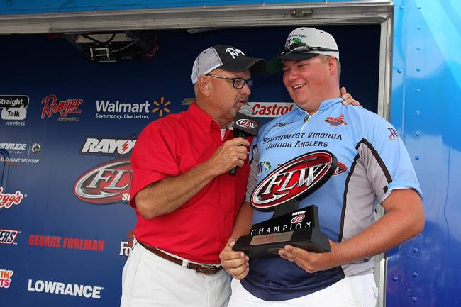 Co-angler Zachary Francis of Abingdon, Va., claimed victory with a three-day total of 46 pounds. This is his first FLW win.
