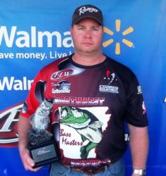 Co-angler Dewey Larson of Fayetteville, Ark., won the Sept. 27-28 Ozark Division Super Tournament on Lake of the Ozarks with a two-day total weight of 18 pounds, 13 ounces. He walked away with nearly $3,000 in prize money for his efforts. 