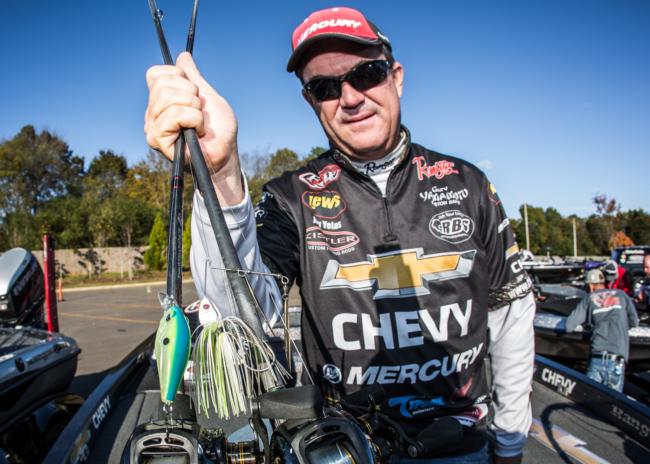 Chevy pro Jay Yelas did his work with a Yamamoto Baits Chikara squarebill and a 1/2-ounce Punisher Lures spinnerbait. 