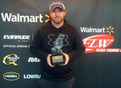 Co-angler Chris Coleman of Laurens, S.C., won the Feb. 7 Savannah River Division event on Lake Keowee with a 12-pound, 2-ounce limit to walk away with over $2,500 in prize money.