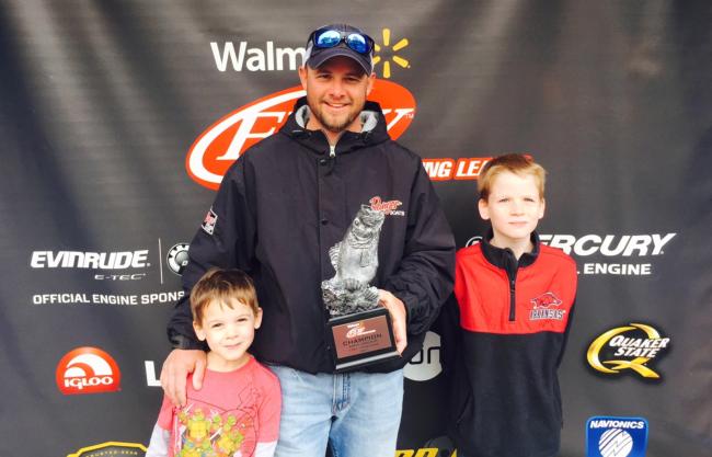 Jeremiah Kindy Benton, Ark., won the Arkie Division event on Lake Ouachita with a 19-pound, 1-ounce limit.