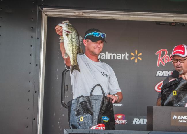 Joe Don Setina opened the event in first place but caught only four fish on day two. He came back strong today with 15-05 to finish sixth.