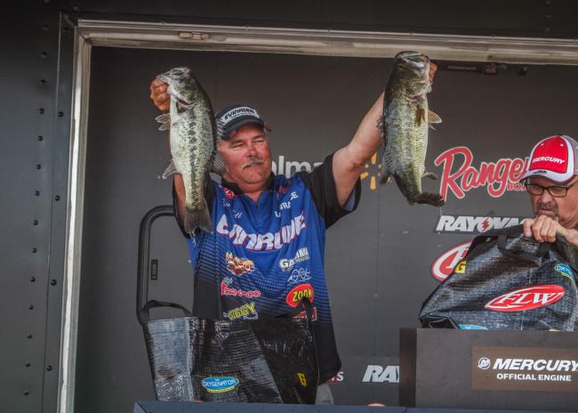 After improving his limit on day three by more than 4 pounds over what he caught on day two, Jim Tutt fished his way to third place.