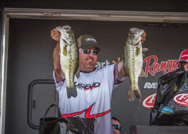 Runner-up Kris Wilson caught more than 16 pounds each day en route to winning more than $13,000.