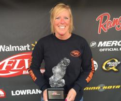 Co-angler Denise Dill of Laurie, Mo., won the April 11 Ozark Division event on Lake of the Ozarks with a 17-pound, 9-ounce limit which earned her a $2,200 check.