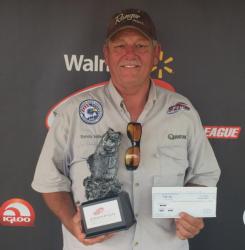 Co-angler Randy Miller of Huntsville, Ala., won the April 18 Choo Choo Division event on Lake Guntersville with a 17-pound, 15-ounce limit which earned him a $2,400 check.