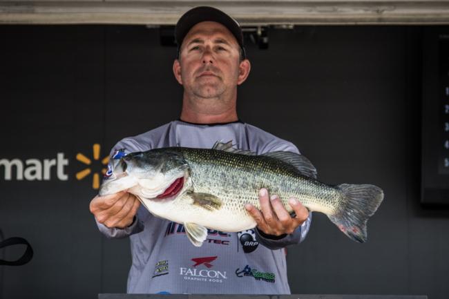 Russell Cecil caught the big bass on day 2 that weighed 7 pound, 6 ounce.  