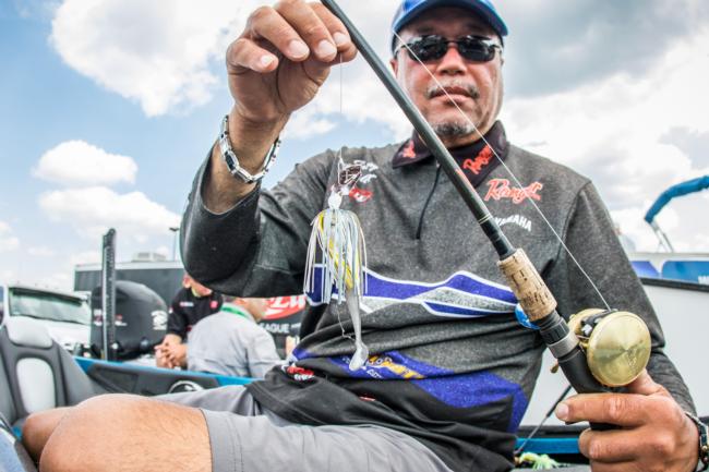 10. Craig Frilot committed to throwing a white ChatterBait throughout the event.