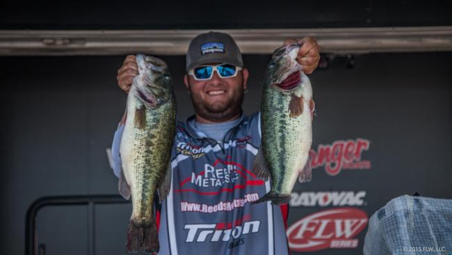Wesley Anderson of Moscow, Tenn., bagged exactly 22 pounds to tie for fifth place on day one. 