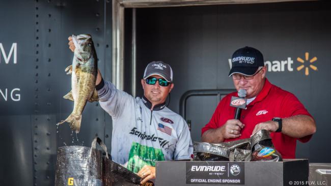 Clint Brown used fish like this on the final day to claim the top prize. 