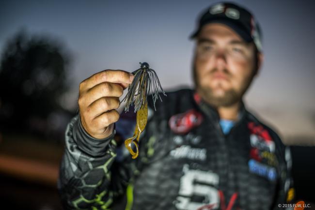 Hometown favorite Michael Neal finished 10th with a Nichols Lures Magnum Spoon and a Kustom Kicker 2K Red Zone Jig.