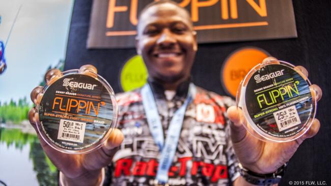 Seaguar brought a new Flippin' Braid and Flippin' Fluoro to the show. 