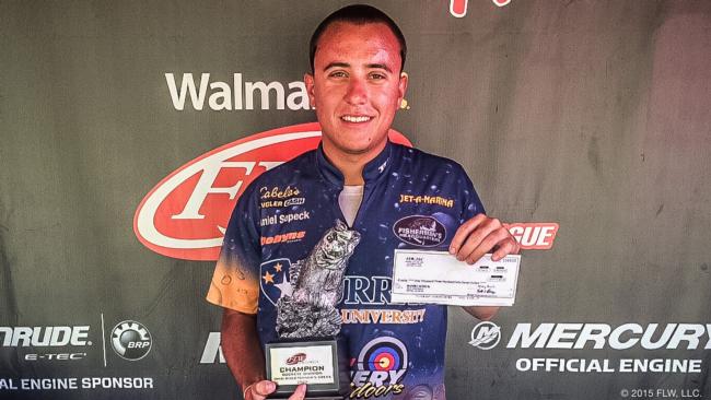 Daniel Sepeck of Bethel, Ohio, weighed five bass totaling 9 pounds, 14 ounces Saturday to win the co-angler side of the July 25 Buckeye Division tournament on Mosquito Lake.